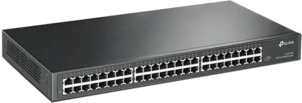 TP-LINK TL-SG1048 No administrado Gigabit Ethernet (10/100/1000) 1U Negro