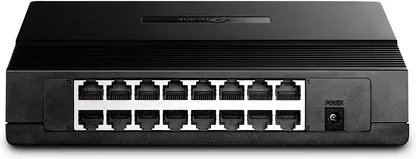 Switch Fast Ethernet Tp-Link con 16 Puertos de Escritorio y para Montaje en Rack