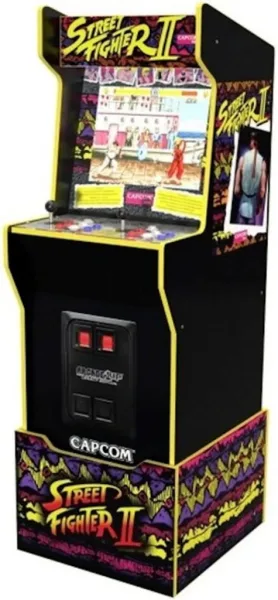 Consola maquina recreativa arcade1up capcom legacy street figther ii