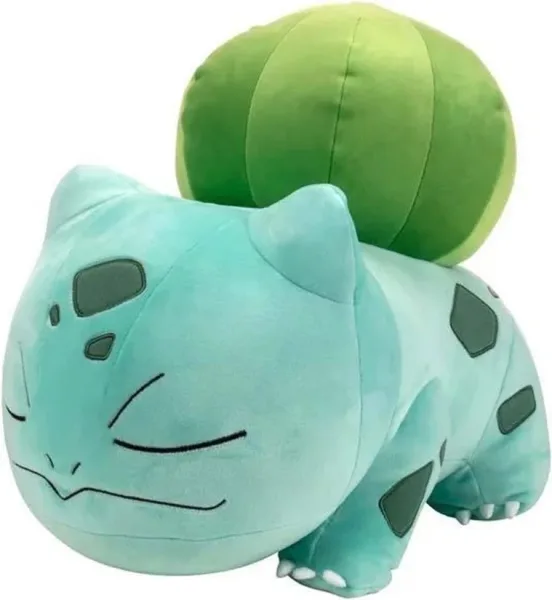 Peluche pokemon bulbasaur durmiendo 45 cm