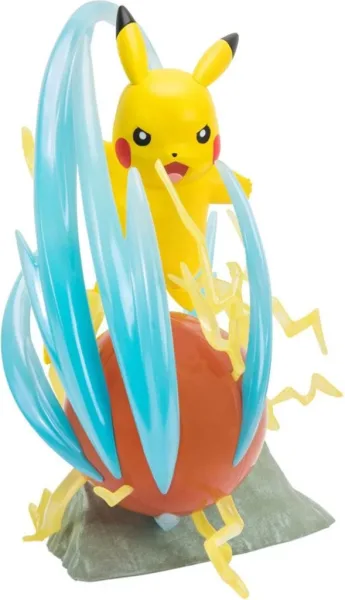 Figura pokemon 25 aniversario con iluminación deluxe pikachu