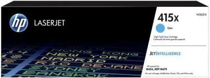 Tóner Original HP nº415X XL Alta Capacidad/ Cian