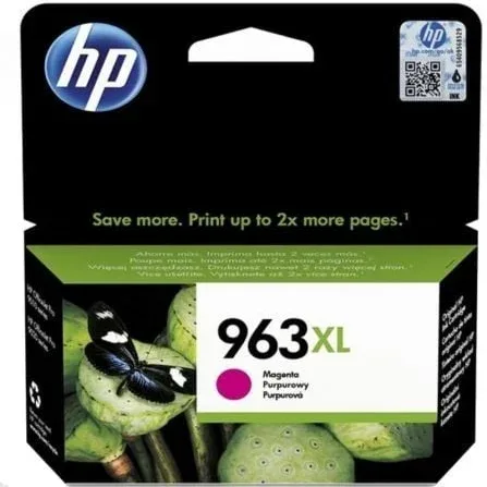 Cartucho de Tinta Original HP nº963 XL Alta Capacidad/ Magenta