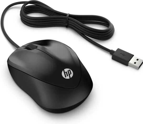 Raton cable hp USB 1000 negro