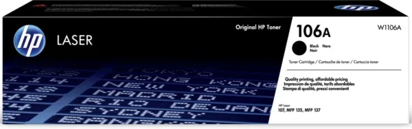 Toner hp 106a w1106a negro 1000 paginas