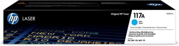 Toner hp 117a w2071a cian 700 paginas