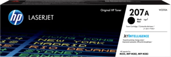 Toner hp 207a w2210a negro 1350 paginas