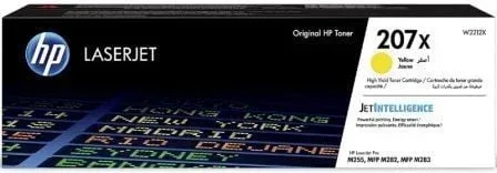 Tóner Original HP nº207X XL Alta Capacidad/ Amarillo