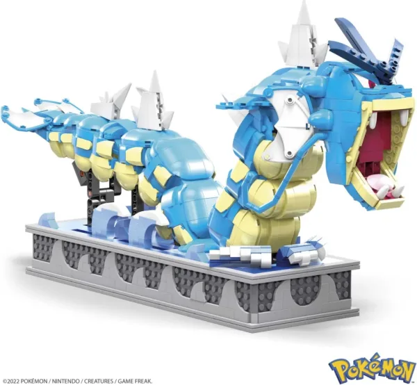 Figura mattel mega construx motion pokemon gyarados 2186 pcs