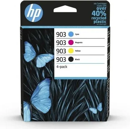 Cartucho de Tinta Original HP nº903 Multipack/ Negro/ Magenta/ Cian/ Amarillo