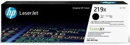 Toner hp 219x high yield black original laserjet cartridge