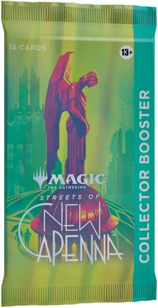 Juego de cartas sobre individual wizards of the coast magic the gathering streets of new capenna sobre coleccionista inglés