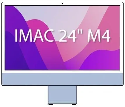 Apple iMac 24" Retina 4,5K / M4 10-Core CPU/ 16Gb/ 256Gb SSD/ 10-Core GPU/ Azul
