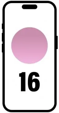Smartphone Apple iPhone 16 128GB/ 6.1"/ 5G/ Rosa