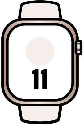 Apple Watch Series 11/ GPS/ 46mm/ Oro Rosa/ Correa Deportiva Rosa rubor (S/M)