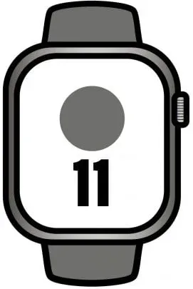 Apple Watch Series 11/ GPS/ Cellular/ 46mm/ Titanio Natural/ Correa Deportiva Gris Piedra S/M