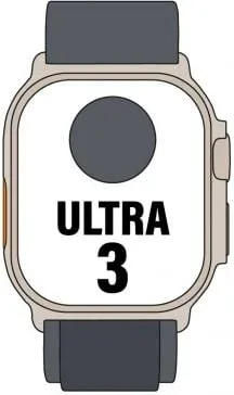 Apple Watch Ultra 3/ GPS/ Cellular/ 49mm/ Caja Titanio Negro/ Correa Loop Alpine Negra M