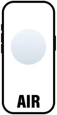 Smartphone Apple iPhone Air/ 256GB/ 6.5"/ 5G/ Azul Cielo