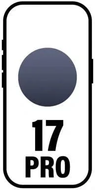 Smartphone Apple iPhone 17 Pro 256GB/ 6.3"/ 5G/ Azul Oscuro