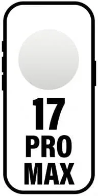 Smartphone Apple iPhone 17 Pro Max 512GB/ 6.9"/ 5G/ Plata