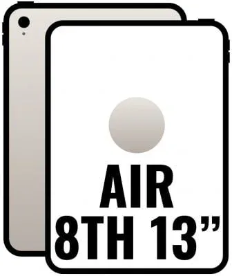Apple iPad Air 13" 8th Wi-Fi Cell/ 5G/ M4/ 256GB/ Blanco Estrella