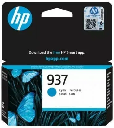 Cartucho de Tinta Original HP nº937/ Cian