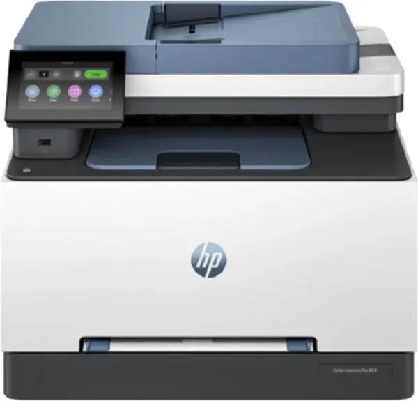 Multifunción Láser Color HP Laserjet Pro MFP 3302FDW WiFi/ Fax/ Dúplex/ ADF/ Blanca y Azul
