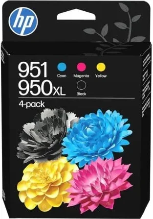 Cartucho de Tinta Original HP nº950XL + nº951 Multipack/ Cian/ Magenta/ Amarillo/ Negro