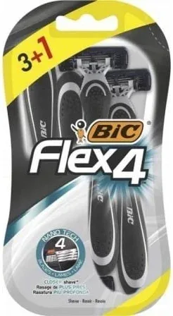 Cuchilla de Afeitar Bic Flex 4/ 4 uds