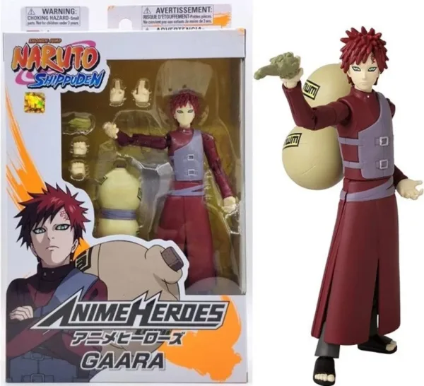 Figura bandai anime heroes naruto gaara