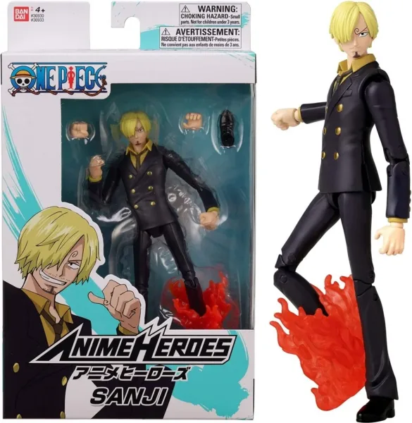 Figura bandai one piece anime heroes sanji