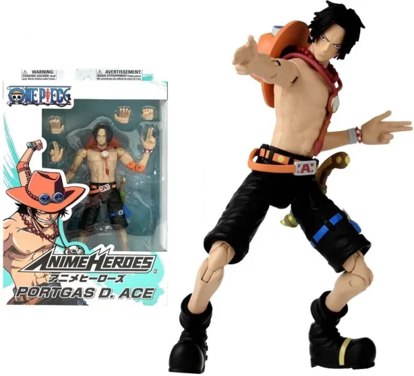 Figura bandai one piece anime heroes portgas d. ace