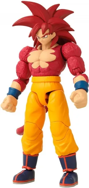 Figura bandai rojo ss4 goku daima dragon stars (novedad)