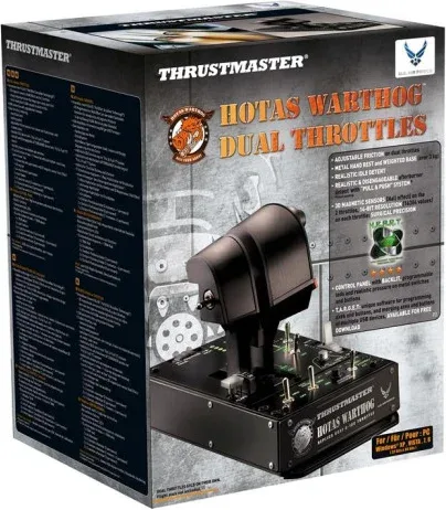 Thrustmaster HOTAS Warthog Dual Throttles Negro USB Simulador de Vuelo PC