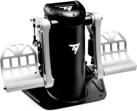 Thrustmaster TPR Rudder Negro, Plata USB Simulador de Vuelo Analógico PC