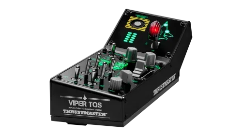 Thrustmaster VIPER Panel Negro USB Joystick/Palanca de control lateral + cuadrante de aceleración PC