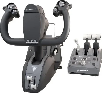 Thrustmaster TCA Y Pack Boeing Xbox Series et PC (Joystick , Manette des Gaz , P Gris USB Panel de mandos tipo máquina recreativa PC, Xbox, Xbox One, Xbox One S, Xbox One X, Xbox Series S, Xbox Series X