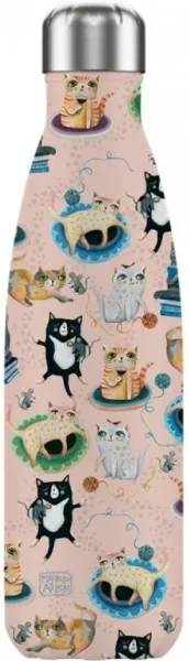 Botella isotermica enesco crazy cats