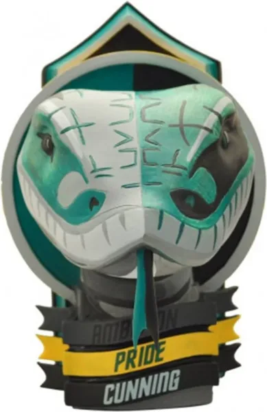 Figura plastoy harry potter blason slytherin resina 21 cm