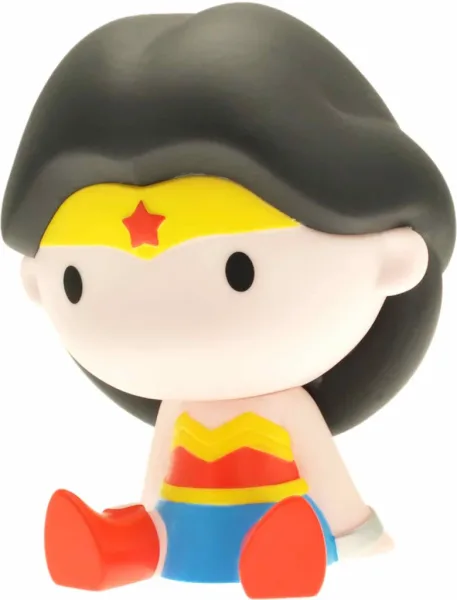 Figura hucha plastoy DC comics wonder woman liga de la justicia pvc