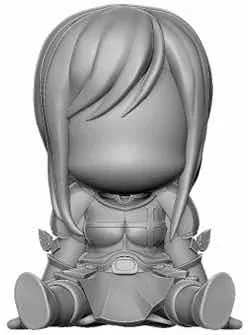Figura hucha plastoy fairy tail tirelire erza