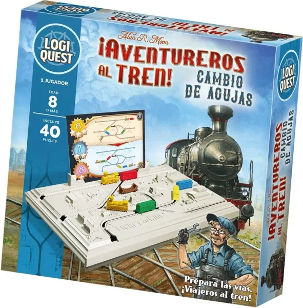 Juego de mesa logiquest ¡aventureros al tren! edad recomendada 8 años