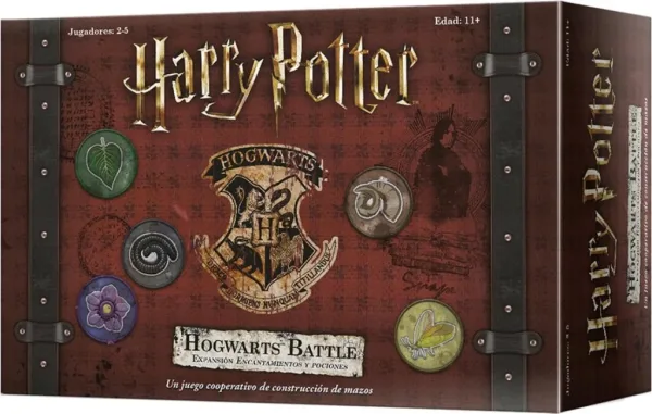 Juego de mesa harry potter hogwarts battle encantamiento pociones pegi 11
