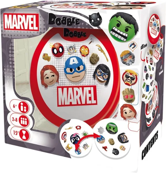 Juego de mesa dobble marvel emoji