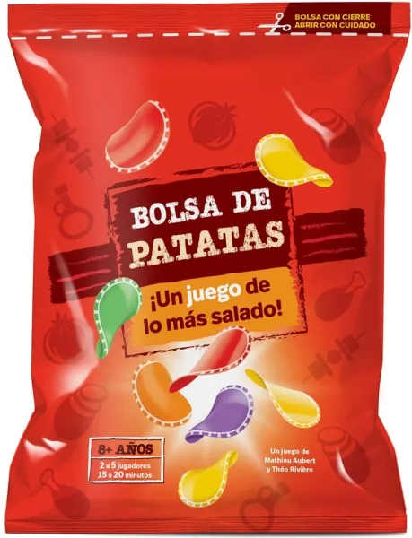 Juego de mesa bolsa de patatas pegi 8