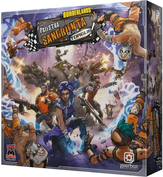 Juego de mesa borderlands: la palestra sangrienta del sr torgue edad recomendada 14 años