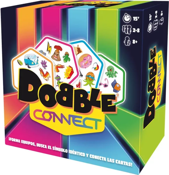Juego de mesa dobble connect edad recomendada 8 años