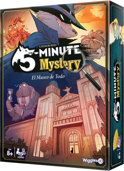 Juego de mesa 5 minutes mystery edad recomendada 8 años