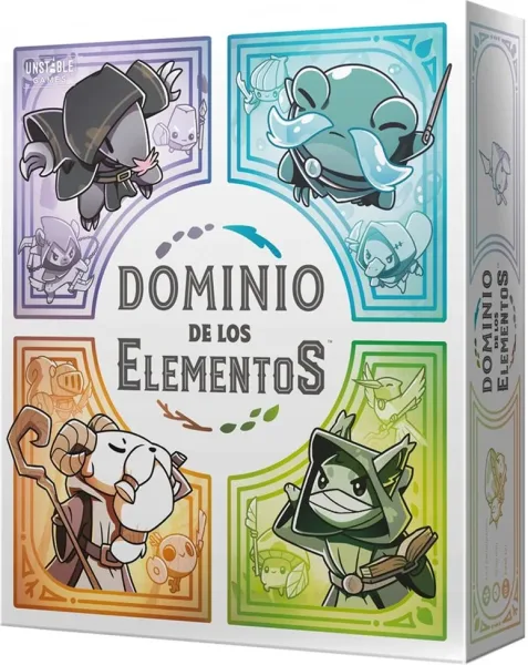 Juego de mesa dominio de los elementos