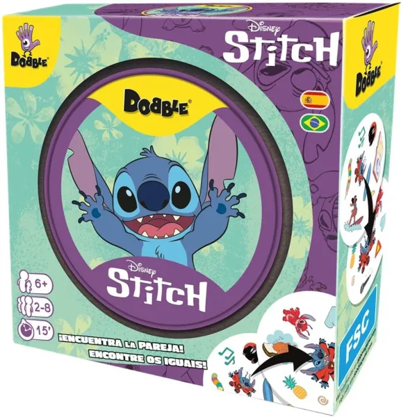 Juego de mesa dobble disney stitch